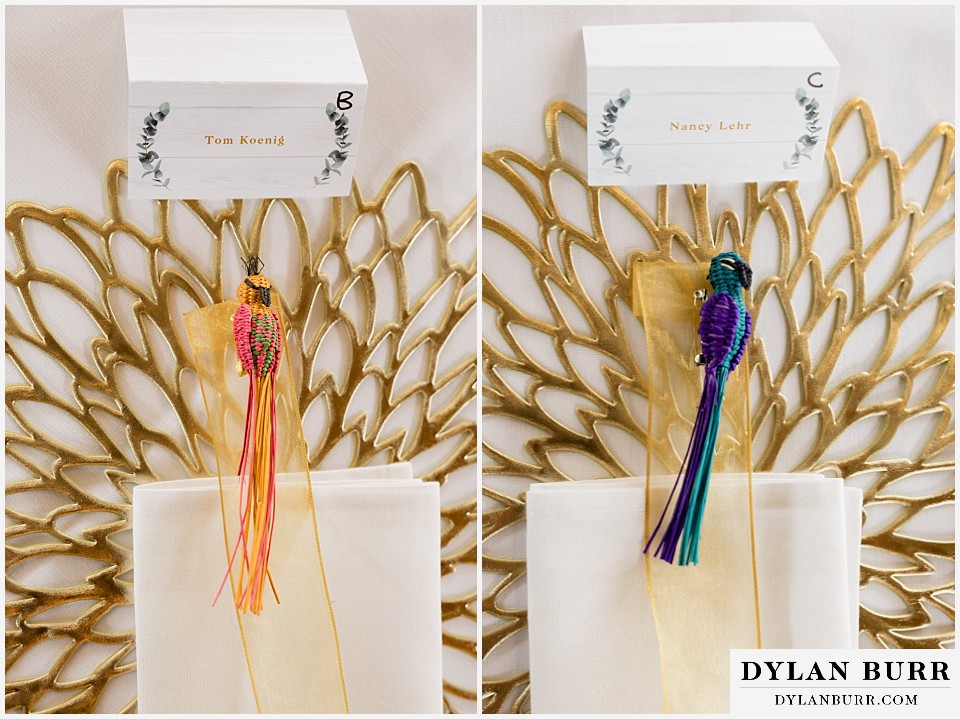 lgbtq wedding thunderhead lodge steamboat wedding handmade birds from argentina