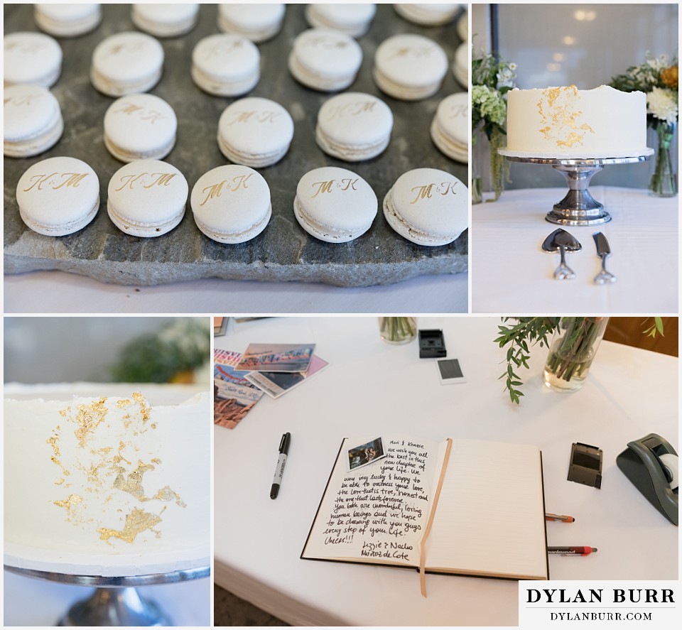 lgbtq wedding thunderhead lodge steamboat wedding cake details