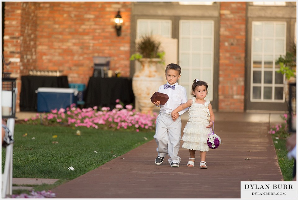 lionsgate center gatehouse wedding flower girl ring bearer