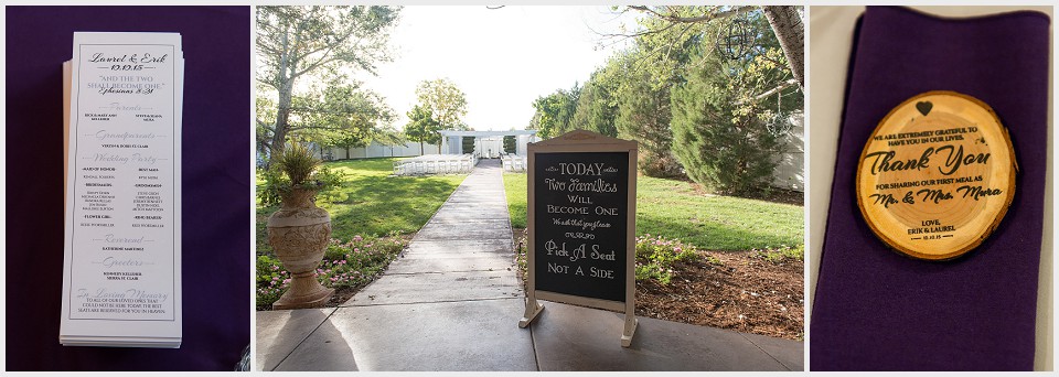 lionsgate gatehouse wedding rustic wedding details