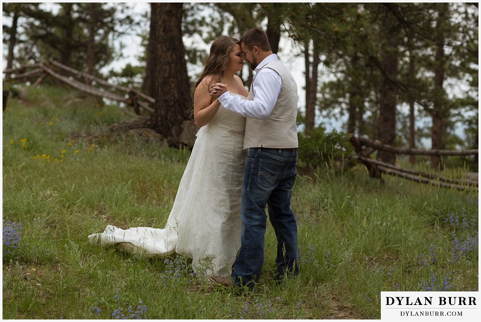 lost gulch overlook elopement wedding boulder co dacing in wildflowers