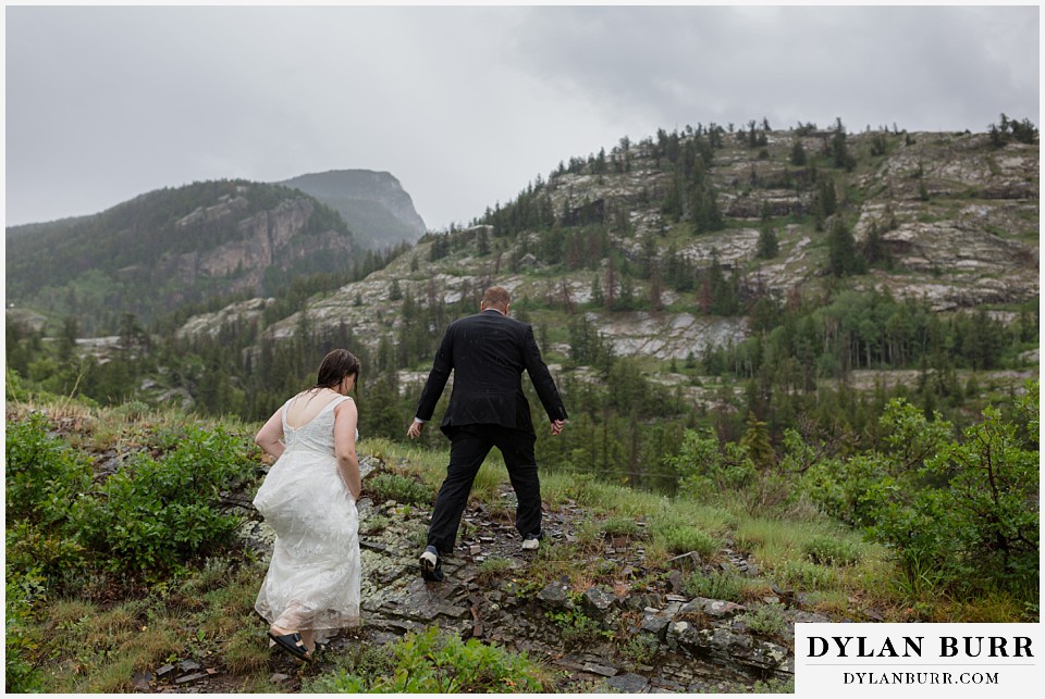 marble colorado elopement wedding hiking in the mountains