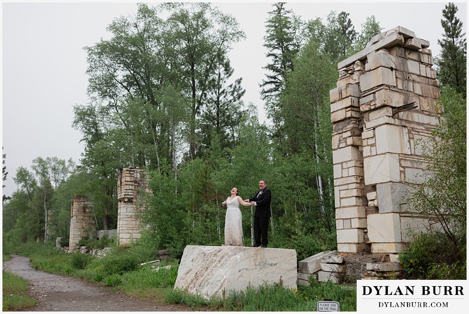 marble colorado elopement wedding marble mill
