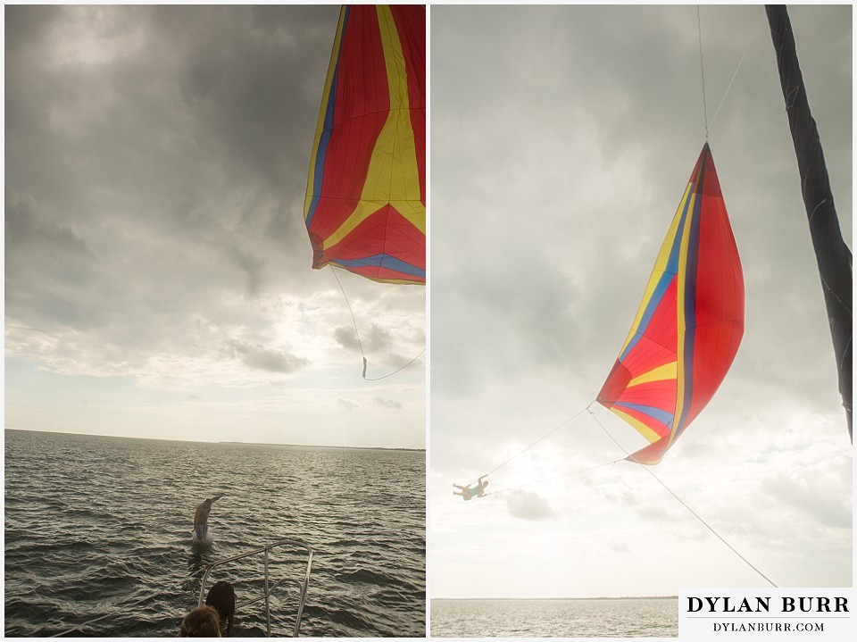 maroma adventures snorkling mexico destination wedding photographer spinnaker swing