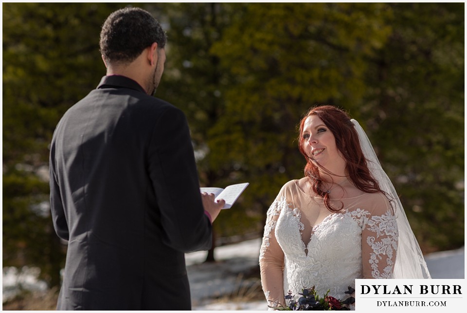 bride looking on with so much love