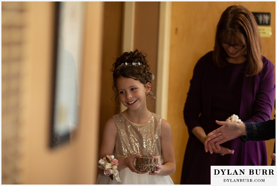 mother cabrini shrine wedding golden colorado flower girl