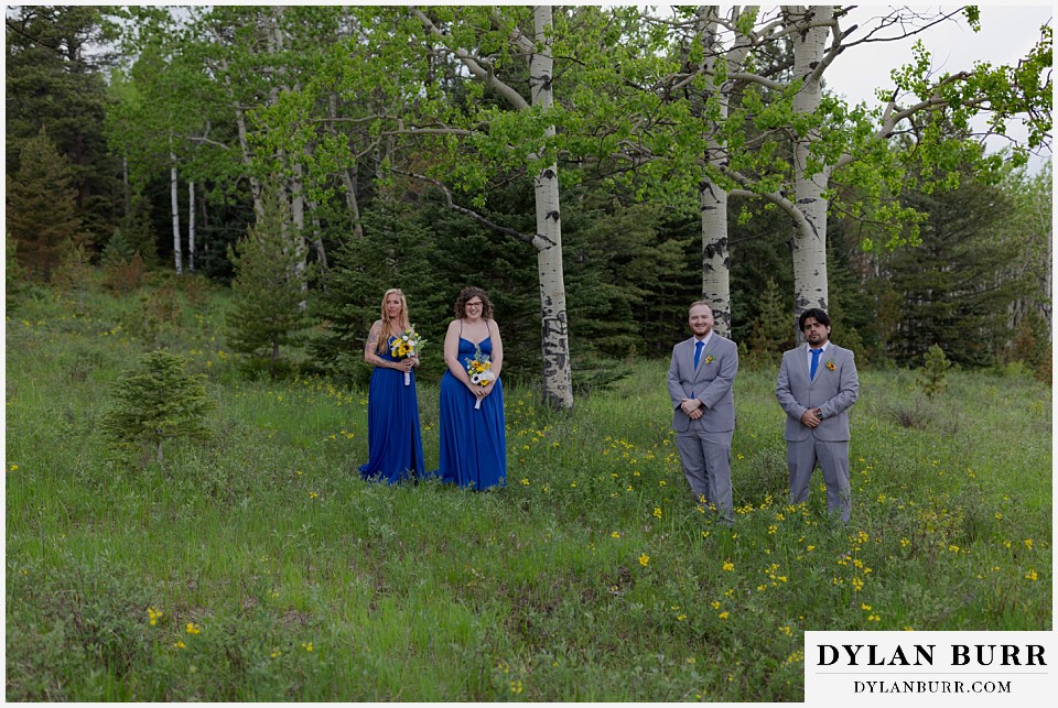 mount blue sky elopement wedding ceremony site