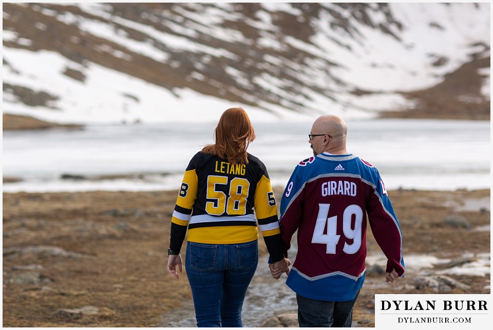 hockey fan engagement photos in mountains