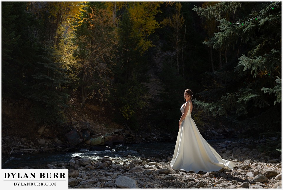 mount princeton hot springs wedding bridal portrait