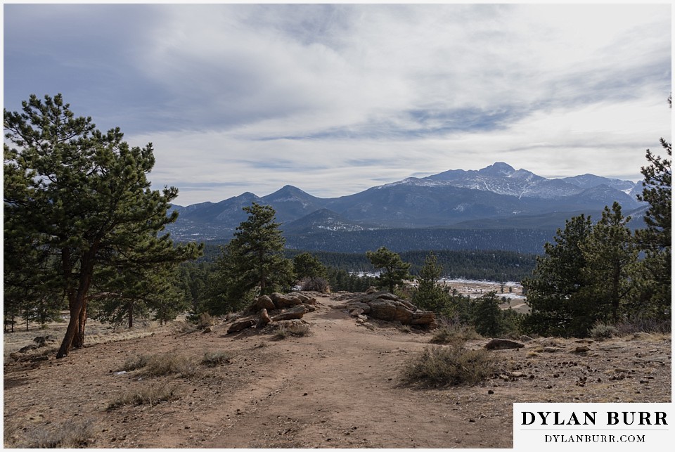 November elopement wedding in rocky mountain national park 3M curve wedding ceremony site
