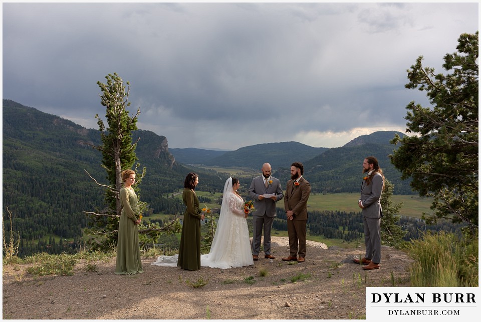 pagosa springs elopement wedding ceremony