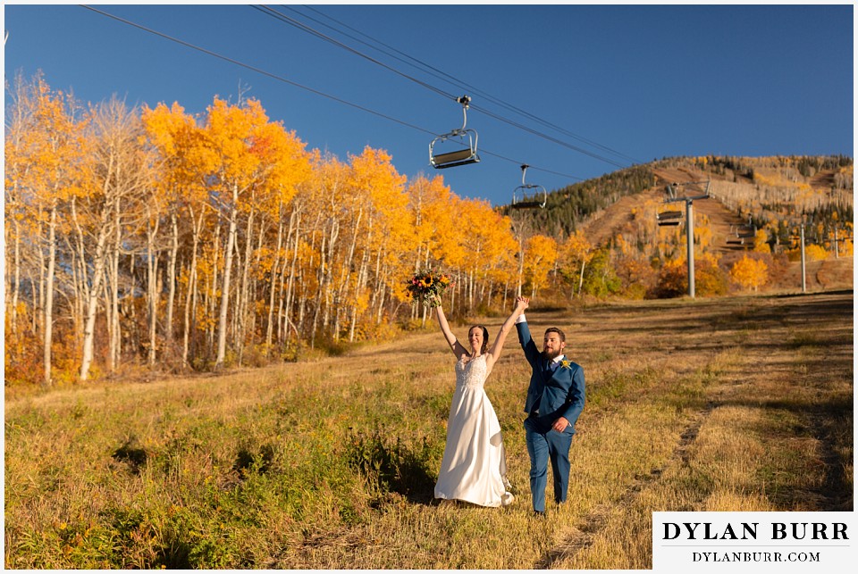 powderhorn mountain resort wedding married at the ski resort