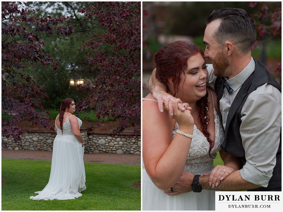 rainy hudson gardens wedding littleton colorado