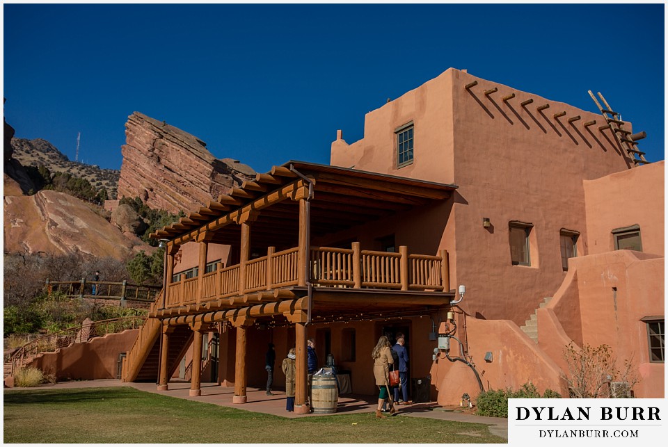 red rocks trading post wedding building