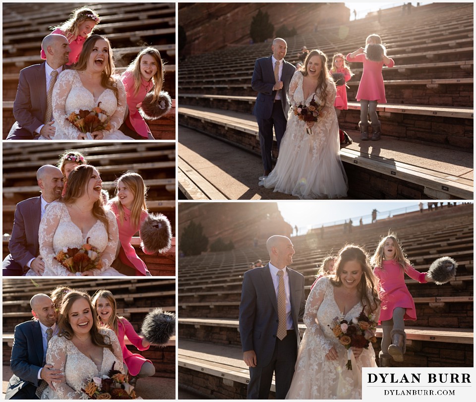 red rocks trading post wedding fun family photos