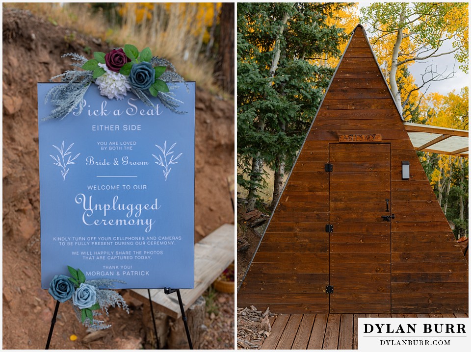 rhize weddings colorado eagles nest cabin