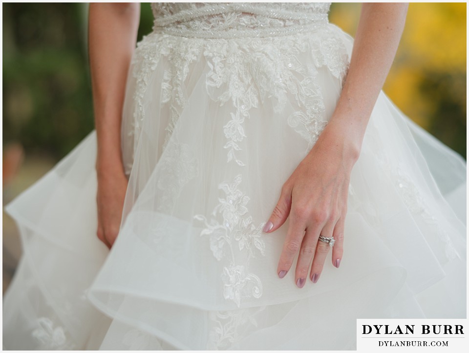 rhize weddings colorado wedding ring on bride