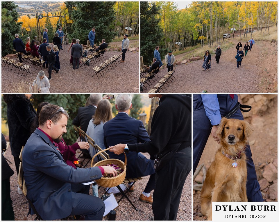 rhize weddings colorado getting ready for the wedding cermony