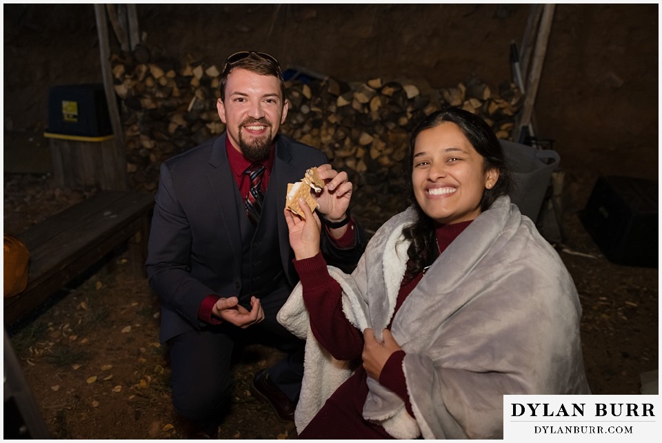 rhize weddings colorado smores toast