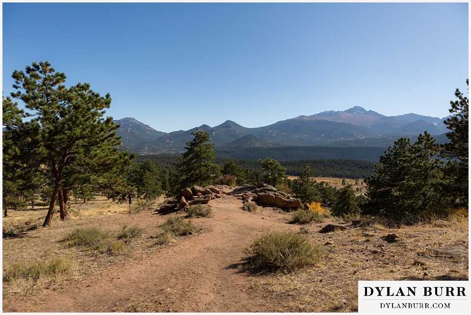 rocky mountain national park elopement wedding 3m curve ceremony site