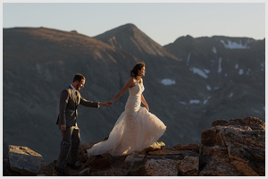 rocky mountain national park elopement wedding
