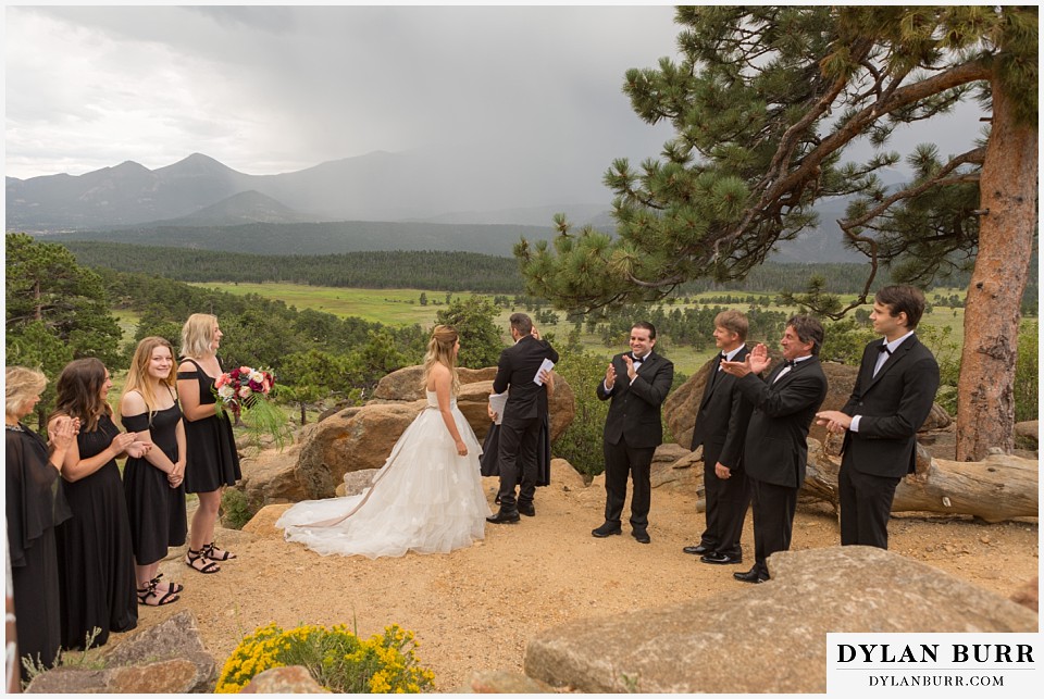 rocky mountain national park elopement adventure wedding ceremony at 3M curve