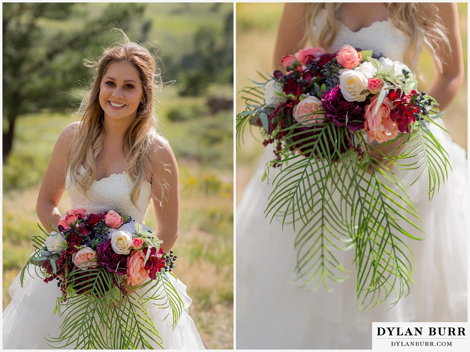 rocky mountain national park elopement adventure wedding bouquet