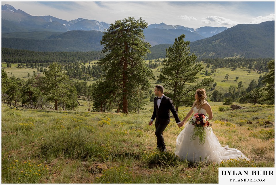 rocky mountain national park elopement adventure wedding moraine park