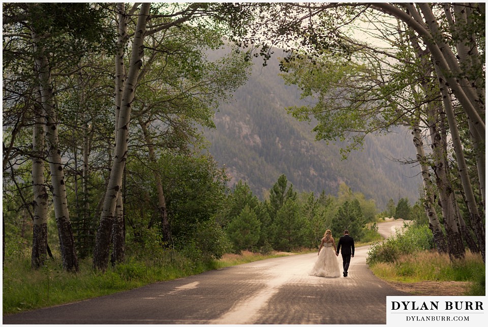 rocky mountain national park elopement adventure wedding aspen trees