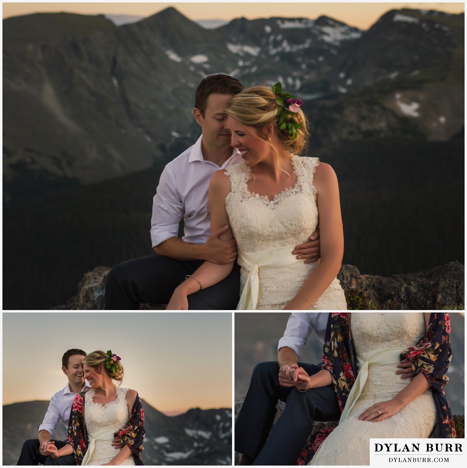 colorado mountain top wedding estes park wedding