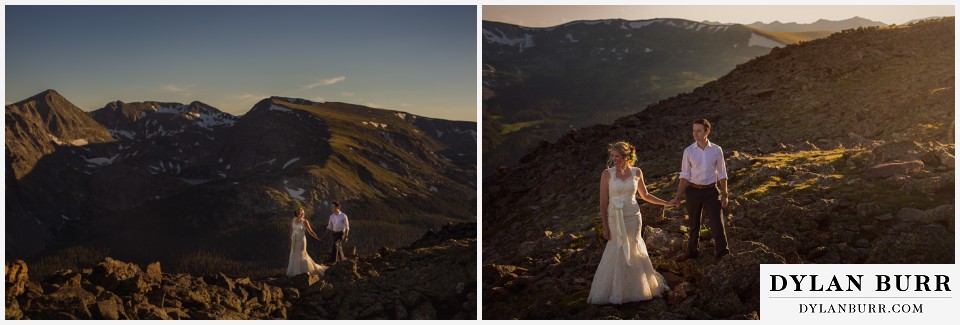 estes park wedding mountain top wedding sunset wedding photgraphy