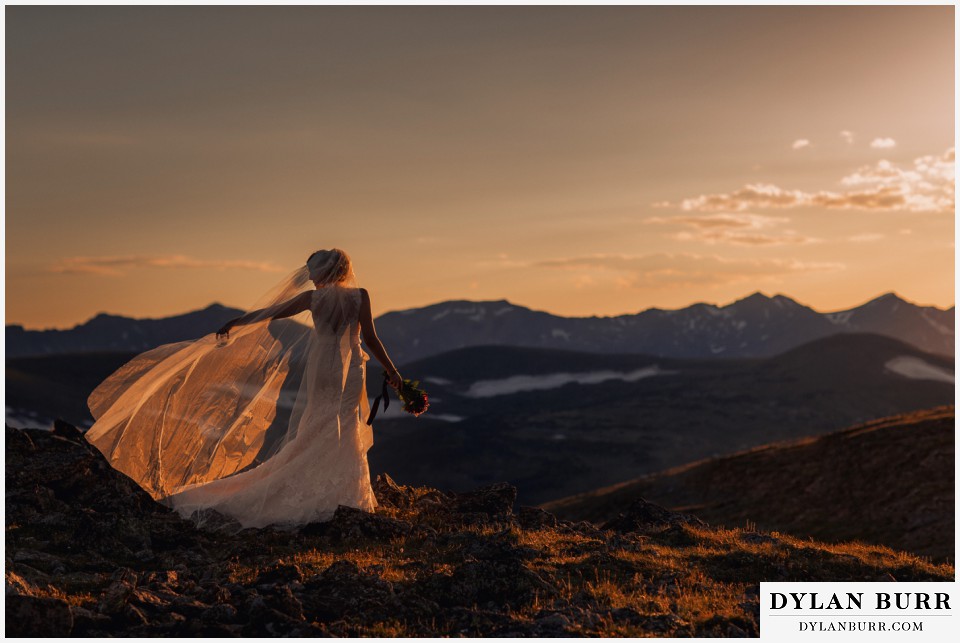 estes park wedding mountain top wedding sunset wedding photographer
