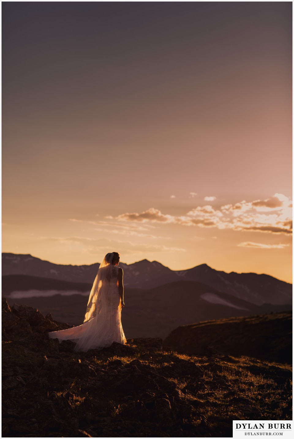 estes park wedding mountain top wedding sunset wedding photos