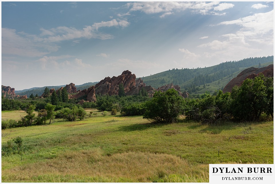 roxborough state park elopement wedding huge valley
