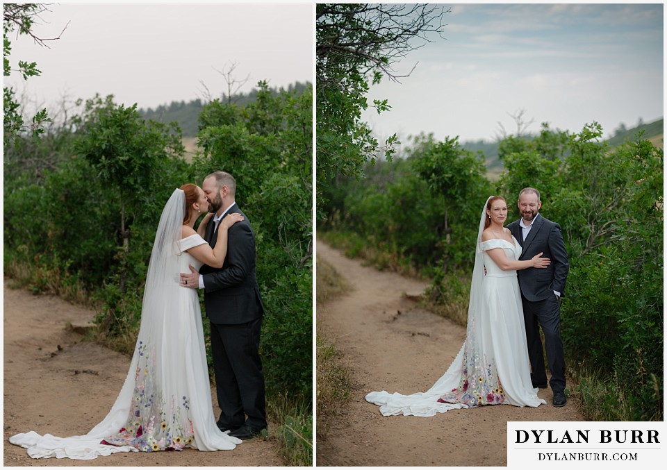 roxborough state park elopement wedding newlywed portraits