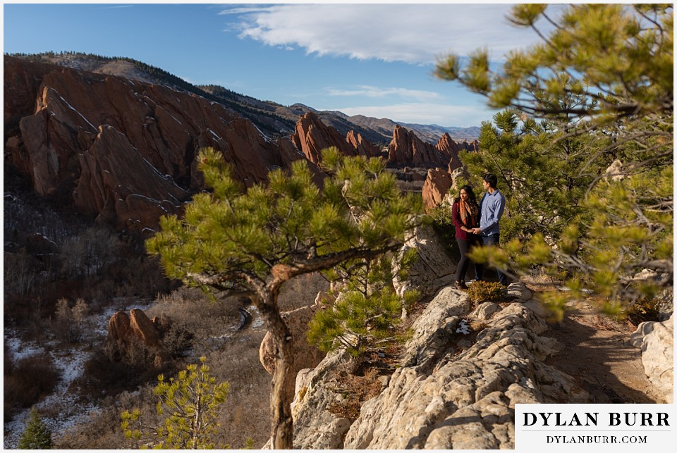 roxborough state park engagement photo session