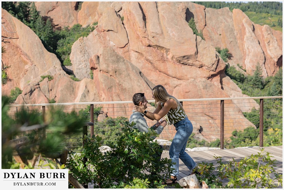 proposal in roxborough state park she said yes