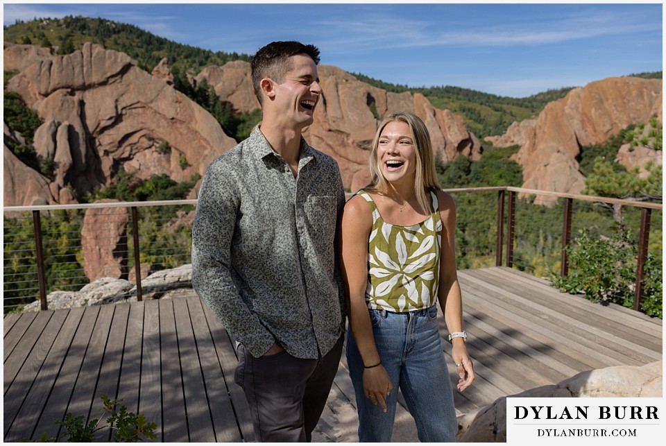proposal in roxborough state park time to celebrate