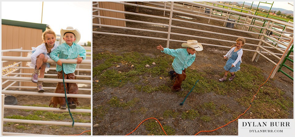 rustic outdoor colorado wedding kinds rodeo playing montrose co