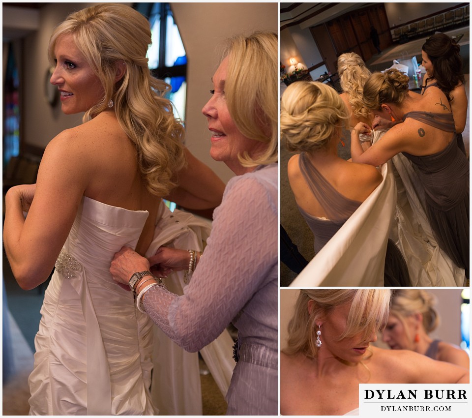 sanctuary golf course wedding bride getting ready