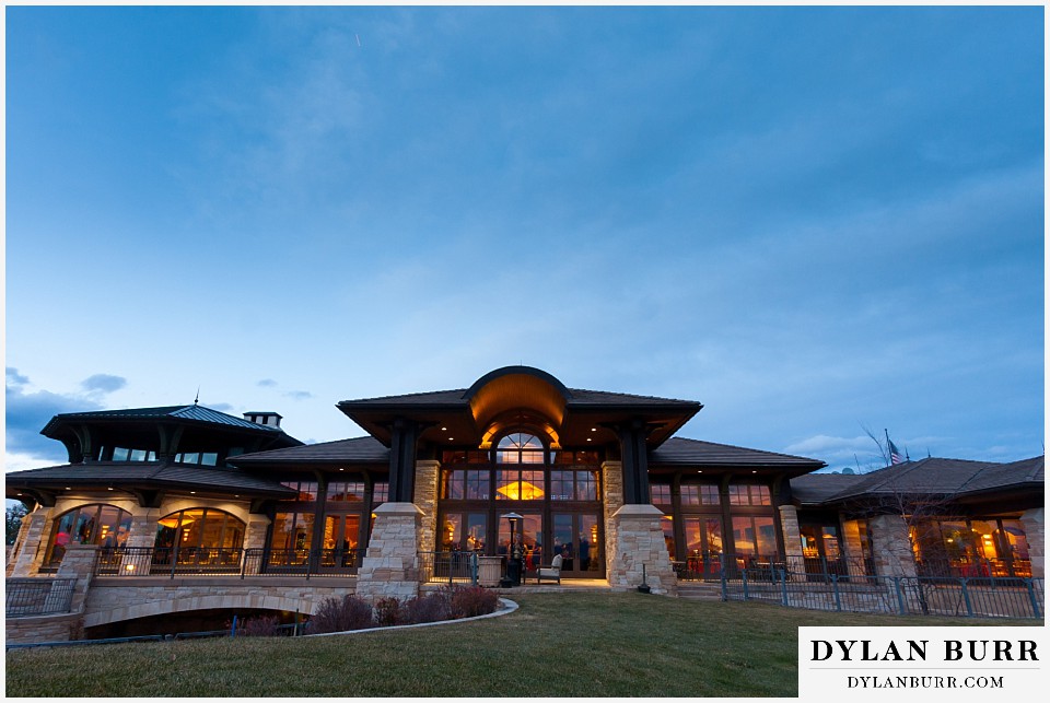 sanctuary golf course wedding outdoor view from the lawn