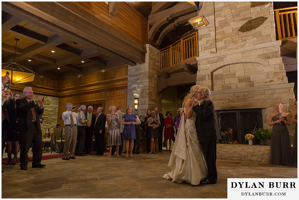 sanctuary golf course wedding father and bride dance