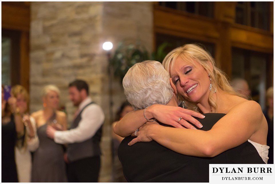 sanctuary golf course wedding bride and father dance