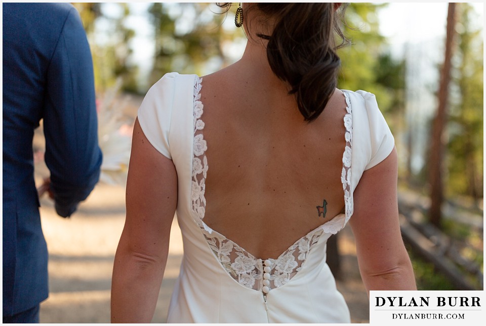 sapphire point overlook elopement wedding llama tattoo