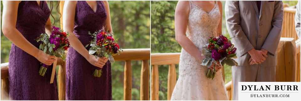 colorado mountain wedding silverlake lodge flowers