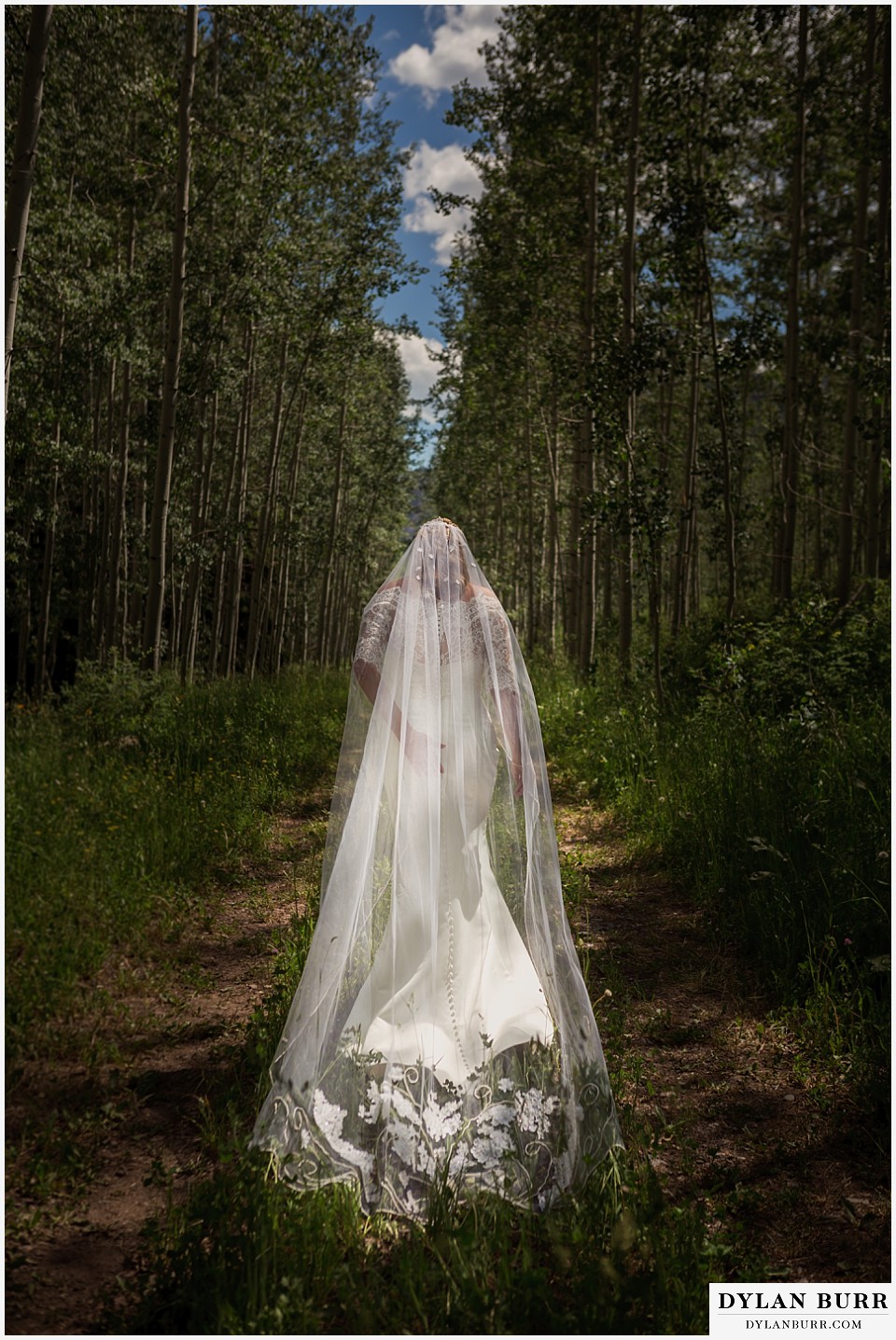 silverpick lodge wedding durango colorado bride before ceremony