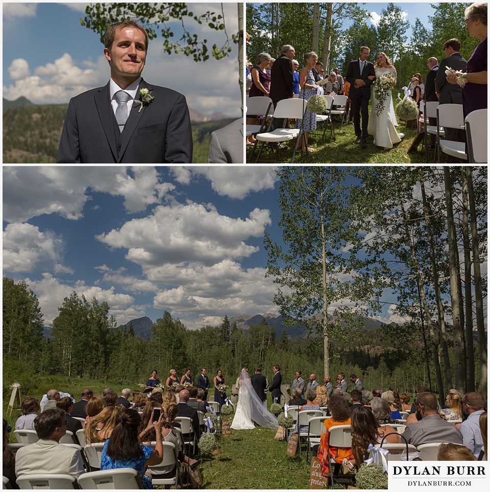 silverpick lodge wedding durango colorado grooms first look