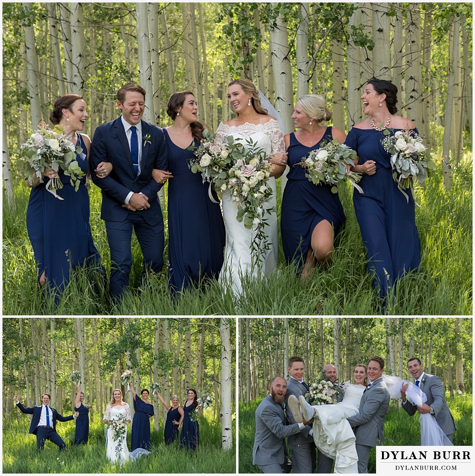 silverpick lodge wedding durango colorado bridesmaids