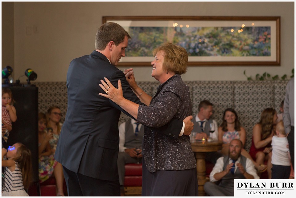 silverpick lodge wedding durango colorado mother son dance