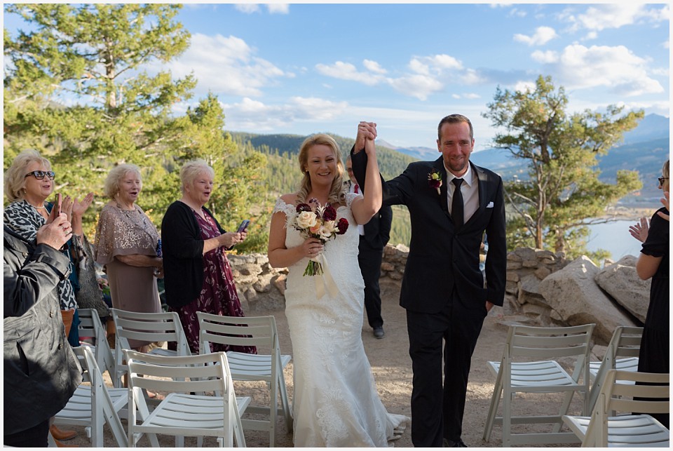silverthorne elopement wedding celebrating